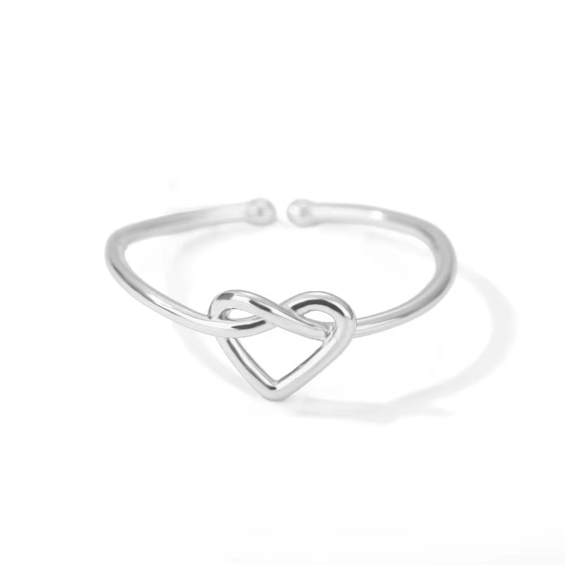 Stainless Steel Rings for Women Gold Color Couple Heart Ring 2025 Trend New in Wedding Aesthetic Luxury Jewelry Anillos Mujer