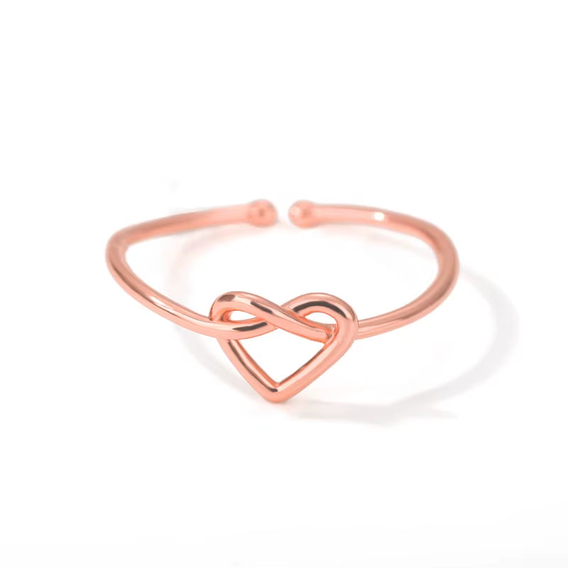 Stainless Steel Rings for Women Gold Color Couple Heart Ring 2025 Trend New in Wedding Aesthetic Luxury Jewelry Anillos Mujer