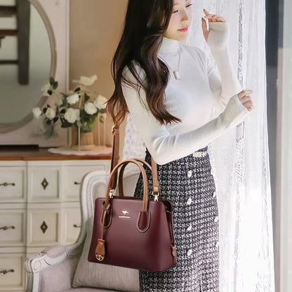 Sacs à main de luxe en cuir à 2 couches - Grande capacité - Haute qualité