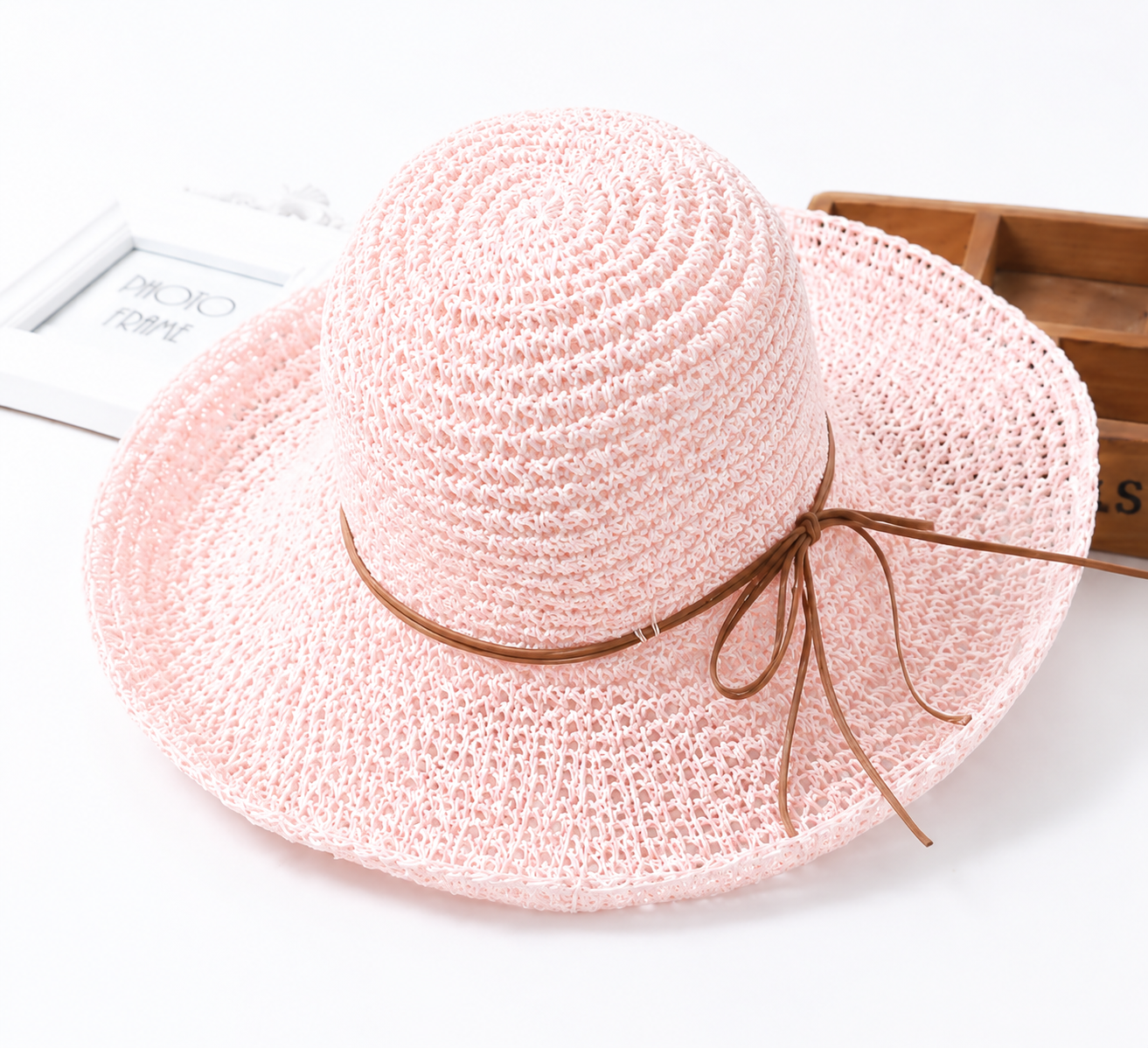Chapeau de soleil pliable pour femme