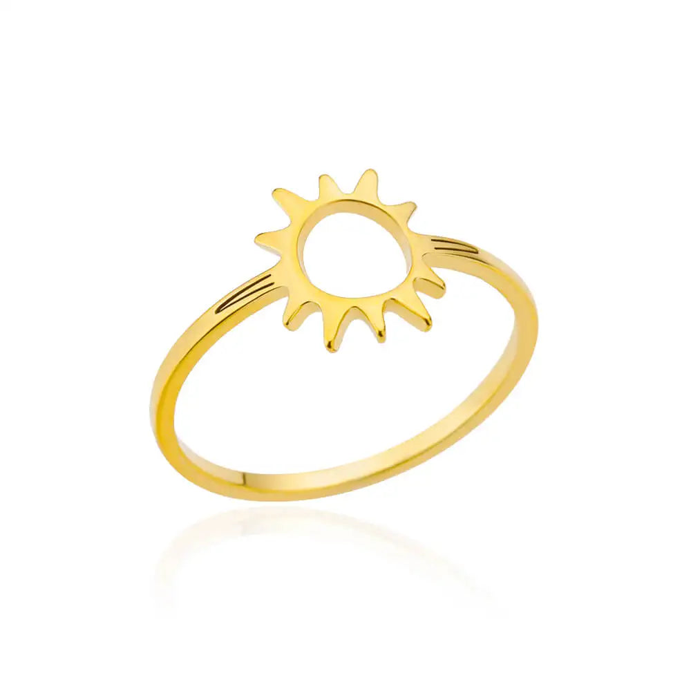 Stainless Steel Rings for Women Gold Color Couple Heart Ring 2025 Trend New in Wedding Aesthetic Luxury Jewelry Anillos Mujer